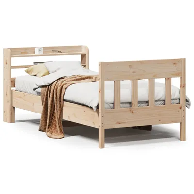 Obrázek produktu pro Postel bez matrace 90 x 190 cm masivní borovice