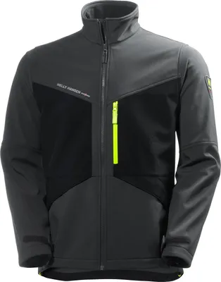 Produktbild von Helly Hansen Jacke Aker, Softshell, Gr.L,dunkelgrau/schwarz