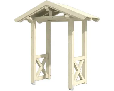 Obrázek produktu pro Vchodová stříška Skanholz Siegen 4, 247x116 cm přírodní