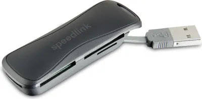 Produktbild von SPEEDLINK CARREA Portable Card Reader - USB 2.0, black