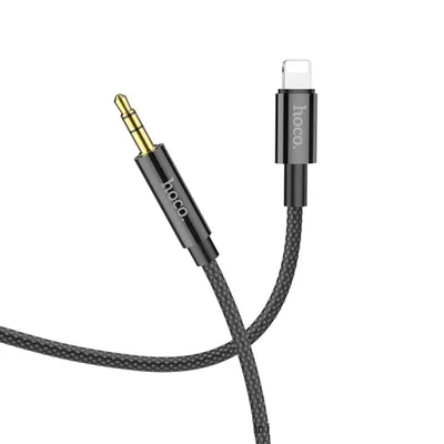 Obrázek produktu pro HOCO AUX Jack 3,5 mm na Lightning kabel UPA19 1 m černý