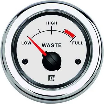 Immagine prodotto di VETUS WASTW bianco Contatore di acque reflue 12/24V