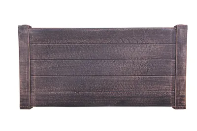 Produktbild von Blumen kübel Teak Pflanz Topf Gefäß Rechteckig Holz Weinfaß optik 78 x 40 x 40cm