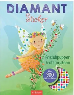 Zdjęcie produktu dla Diamantsticker Anziehpuppen - Frühlingsfeen