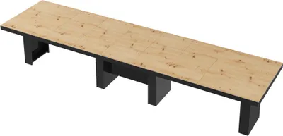 Produktbild von Design Esstisch Tisch HLA-111 Hochglanz XXL ausziehbar 160 bis 400 cm
