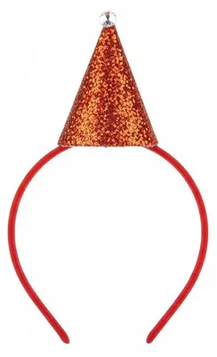 Produktbild von PartyPro Glitzer Weihnachtsmütze Stirnband
