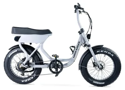 Productafbeelding van Grandeux Xcite - Elektrische Fatbike incl. kettingslot - 20 inch - 250W motor - Actieradius tot 80 km - 7 versnellingen - Hydraulische schijfremmen - 480Wh accu - Grijs