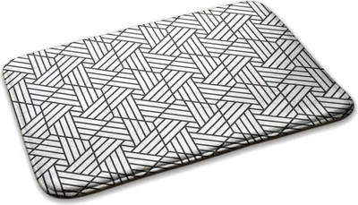 Produktbild von Teppich Wohnzimmer Schlafzimmer Modern - 90 cm x 60 cm - Geometrisches Muster