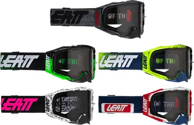 Produktbild von Leatt Velocity 6.5 Stealth 2024 Motocross Brille