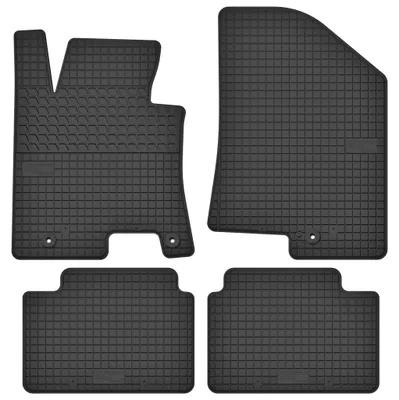 Produktbild von Gummimatten Fußmatten Schwarz für Kia Ceed II 2012-2018 Set 4-tlg