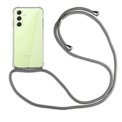 Produktbild von Handykette für Samsung Galaxy A54 5G Handyhülle mit Band Case Hülle mit Kordel Grau