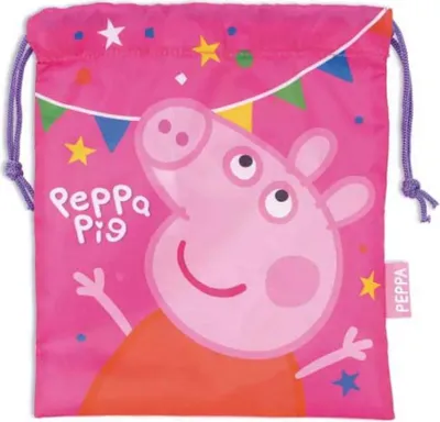 Produktbild von Peppa Pig 26.5x21.5 Cm Turnbeutel Rosa  Rosa One Size