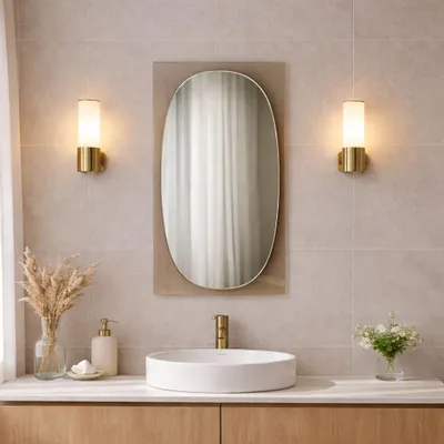 Obrázok produktu pre Skye Decor, zrkadlo, 39x72 cm, bronzová farba, 100% melamínová doska