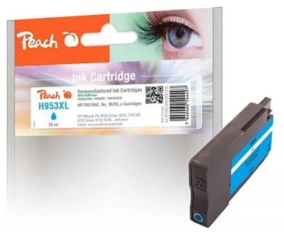 Produktbild von Peach Patrone HP Nr.953XL cyan mit OEM Chip remanufactured