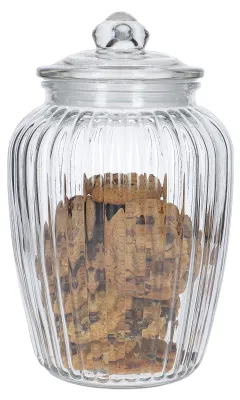 Produktbild von KitchenCraft Cookie/Keks-Vorratsglas, Vintage, Groß, 2.2 Liter – Durchsichtig