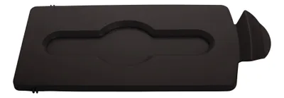 Produktbild von Rubbermaid Slim Jim® Recyclingstation, geschlossener Deckel, braun