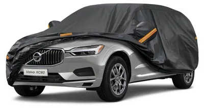 Produktbild von Autoplane Wasserdicht Atmungsaktiv für Volvo XC60 (2008-2025) 7 Schichten Vollgarage Staubschutz Schwarz