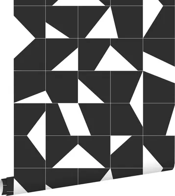 Immagine prodotto di ESTAhome carta da parati effetto di piastrelle bianco e nero 53 cm x 10.05 m