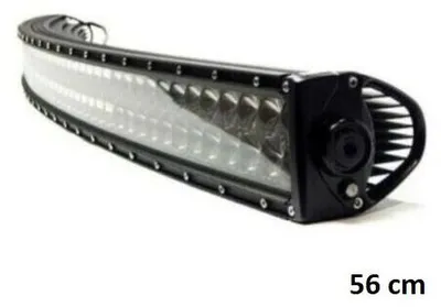 Image de 56 cm x 5,5 cm : barre LED fine, courbée et puissante de 120 W, 40 LED, 12–24 V, pour quad, Jeep, 4x4, tout-terrain, camion, voiture