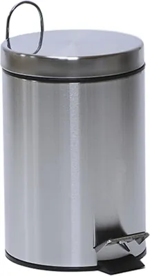 Produktbild von Berilo Treteimer - silber - 3 l - 17 x 25 cm