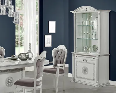 Immagine prodotto di Vetrina bianca, mobile espositivo, vetrine  armadi in vetro, mobili in legno, design moderno