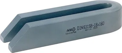Immagine prodotto di Morsetto per forcella DIN 6315B con scanalatura larghezza 26 mm lunghezza 315 mm per vite di serraggio M24 AMF
