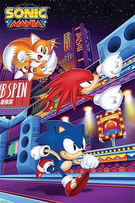 Obrázek produktu pro Sonic the Hedgehog Plakát Sonic Mania 61 x 91,5 cm