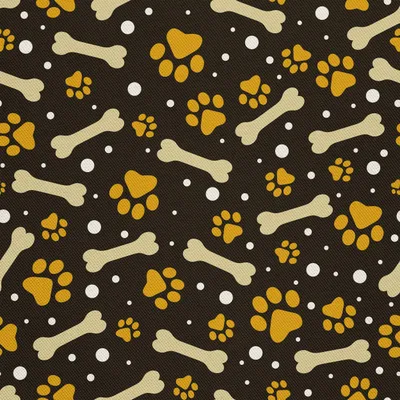 Produktbild von OUTDOOR DEKOSTOFFE OXFORD - Motiv Knochen Pfoten I DX041