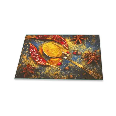 Immagine prodotto di Piastra di copertura per piano cottura in ceramica 1 pezzo 80x52 spezie rosso copertura alzatina in vetro