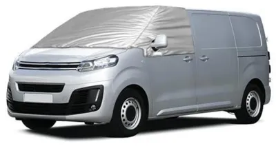 Produktbild von Windschutzscheibenabdeckung 600D Oxford Silber für Citroen Jumpy 2016-2023, Opel Vivaro 2019-2023