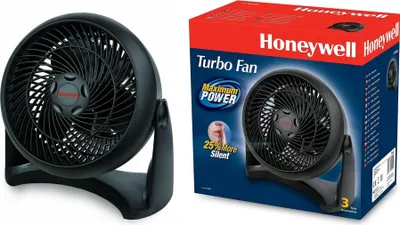 Obrázek produktu pro Honeywell HT-900E Výkonný a tichý turbo ventilátor, černý