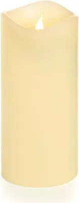 Produktbild von SmartFlame LED Kerze Echtwachs 8x18 cm elfenbein fernbedienbar glatt