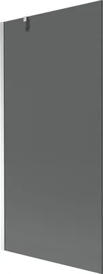 Produktbild von Mexen Next 1-Flügel-Badewannenwand 90 x 150 cm, Graphit, chrom - 895-090-000-00-40-01