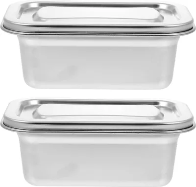Produktbild von Eisbehälter für selbstgemachtes Eis: 2 wiederverwendbare Eisbehälter mit Deckel, perfekt für Sorbet-Joghurt