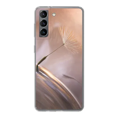 Produktbild von MuchoWow® Handyhülle Schutzhülle Hülle für Samsung Galaxy S21 Löwenzahnsamen - Abstrakt - Himmel Silikon Softcase Handy Hülle - Softcase