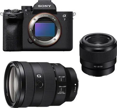 Immagine prodotto di SONY ALPHA 7 IV + obiettivo FE 24-105mm + FE 50mm f/1.8