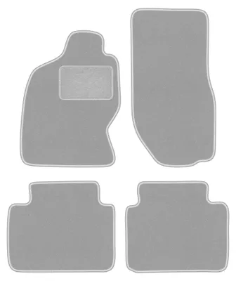 Produktbild von Velours-Fußmatten für Nissan Terrano II 1993-2005 – 4-tlg, Grau, passgenau – Wielganizator OSLO