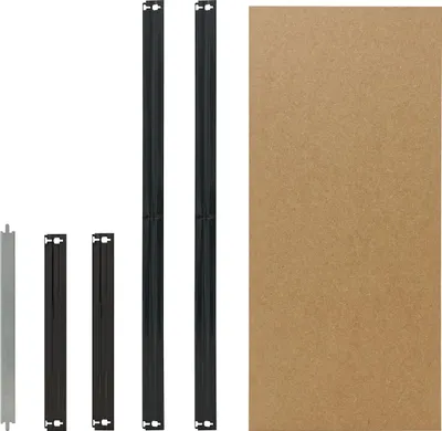 Produktbild von shelfplaza HOME 80x30 cm Fachboden-Set in anthrazit für HOME Schwerlastregale