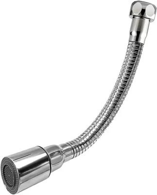 Imagen del producto de Extensión flexible para grifo, 20 cm, giratoria 360 grados, ideal para la cocina