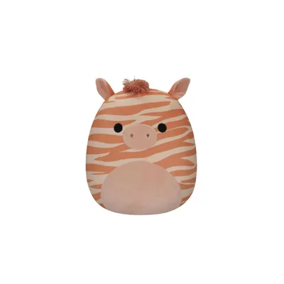Image de Squishmallows Josue le zèbre - 50 cm de peluche couleur pêche, super douce & sous licence officielle, idéale pour les câlins & les collections