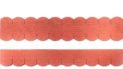 Produktbild von 1 Set Dachschindeln Biberschwanz (50mm) rot