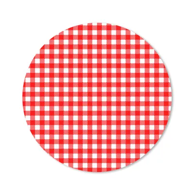 Produktbild von MuchoWow® Mauspad Mousepad Rot - Rustikal - Muster 40x40 cm - Mousepads - Maus Mat - Pad - Mausunterlage - Schreibtisch Accessoires