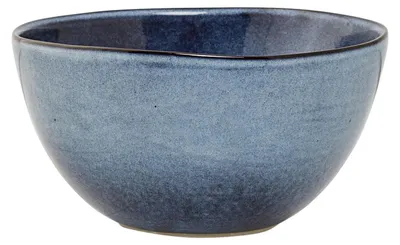 Image de Bloomingville Sandrine Foodbowl 15 cm Blue faïence (1 bol)