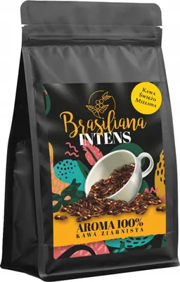 Immagine prodotto di Caffè macinato 500 g, Brasile, tostato fresco - forte con schiuma