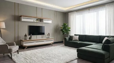 Productafbeelding van Onderkast, bovenkast, woonkamer, stijl modern, kleur wit, comfortabel, nieuw