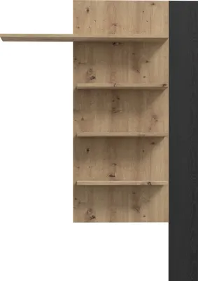 Productafbeelding van Furniture24 Wandrek Breathtaker Bthb01-Q195, Wandplank, Plank Artisan Eik/Cabezone Eik