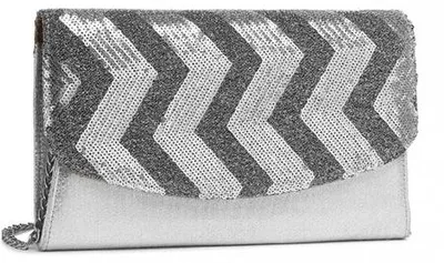 Produktbild von Glitzernde Handtasche mit Pailletten, silberfarben, von Loveti