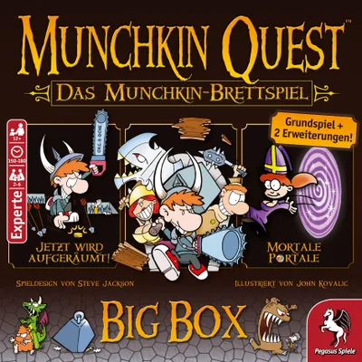 Produktbild von Pegasus Munchkin Quest, Brettspiel, 12 Jahr(e), 150 min, 180 min