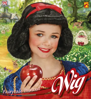 Zdjęcie produktu dla Czarna peruka dla dziewczynek
