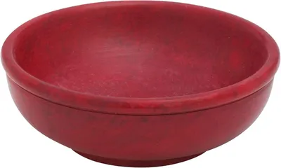 Produktbild von Rauchschale Speckstein, rot, Ø 10 cm, für Räucherkohle
